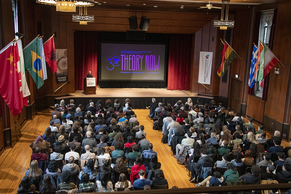 Held at UChicago’s International House, the keynote presentation drew a packed house.