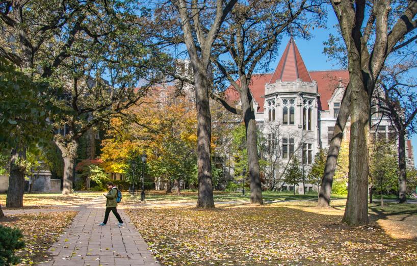 The Social Sciences Quad in early fall