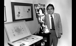 Tetsuo Najita with Art Displays