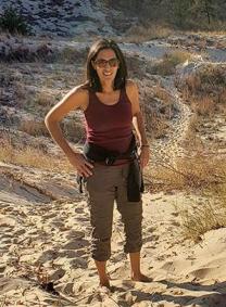 Sabina Shaikh at the Indiana Dunes
