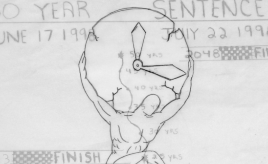 screenshot from "The Long Term," a hand-drawn animation by long-term inmates