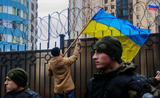 Ukrainian protestor 