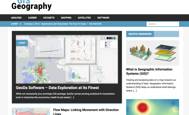 GISGEOGRAPHY FEATURES GEODA DATA EXPLORATION AT ITS FINEST